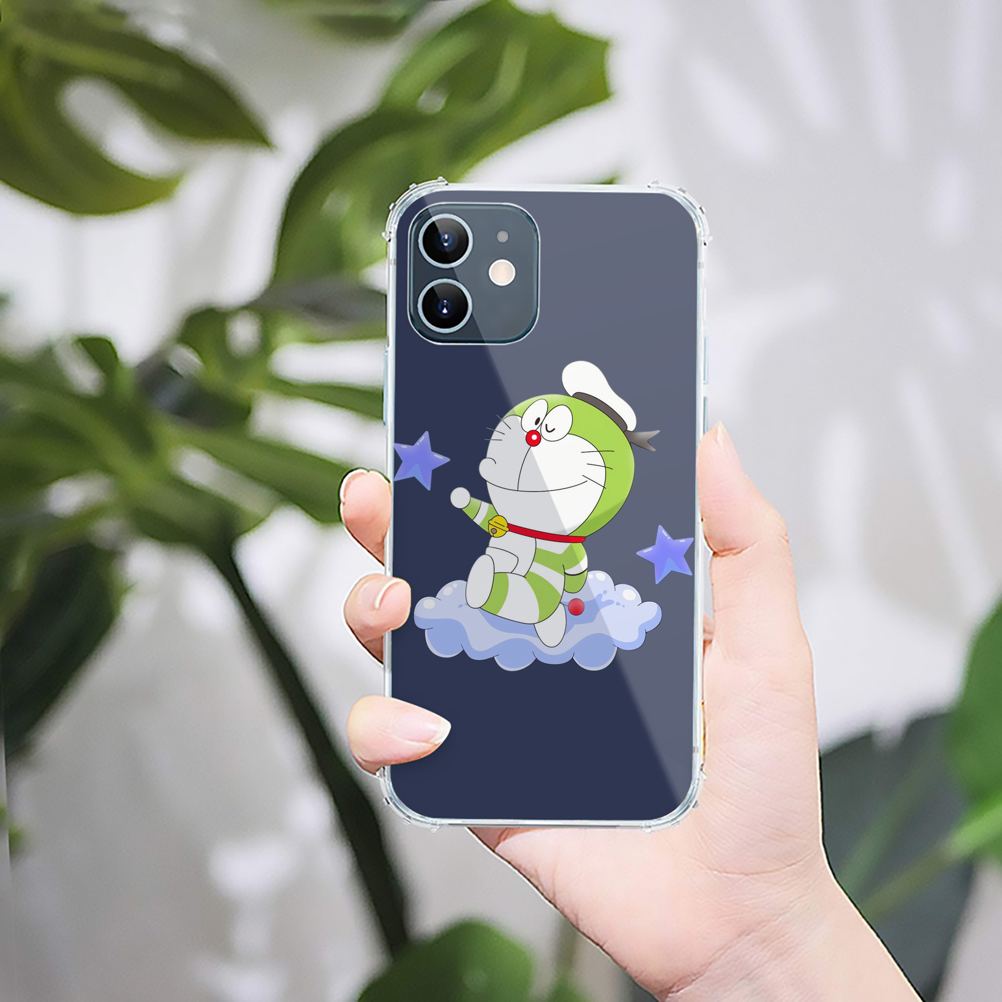 （画像用） ドラえもん Doraemon 【iPhone 12シリーズ対応】透明スマホケース（クリアソフトケース）
